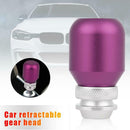 Telescopic Aluminum Alloy Car Gear Shift Knob Manual Transmission Gearstick Knob