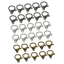 30 Pieces Wholesale Lobster Clasp Large Handmade Accessory Clips Necklace Key