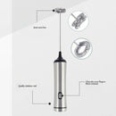 USB RECHARGEABLE MILK FROTHER,2 Speeds Electric Milk Frother With 2
