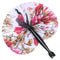 1x Chinese Paper Folding Hand Fan Oriental Floral Peacock Party Wedding OZ