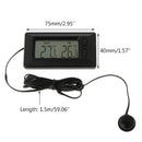 Auto Car Digital LCD Display Indoor Outdoor Thermometer Meter With 1.5m Cable