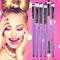 6pcs/set Dual-end Eyes Makeup Brushes Eyebrows Eyelash Eye Liner Cosmetics A