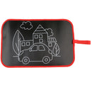 Children Mess Free Chalk Board Reusable Doodle & Drawing Board Xmas Gift - A