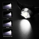 Outdoor Bright USB Rechargeable Front Headlight COB LED Headlamp Flashlight