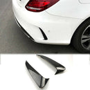 For Benz C Class W205 C43 C63 Amg Carbon Fiber Look Rear Bumper Air Vent Co