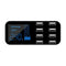 USB 8 Multi-Port Adapter Desktop Wall Charger Smart LED Display Charging Sta Bj