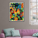 5D DIY Full Drill Diamond Painting Flowers Cross Stitch Embroidery (03)