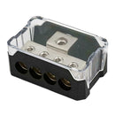 1xPlatinum Series 1/0 Gauge In to 4 Gauge Out Power Block Distribution N1Z9