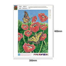 5D DIY Special-shaped Diamond Painting Butterfly Flower Cross Stitch Kit