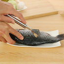 Stainless Steel Fish Scaler Cleaning Fish Skin Fish Scraper Remover Cleaner D4N8