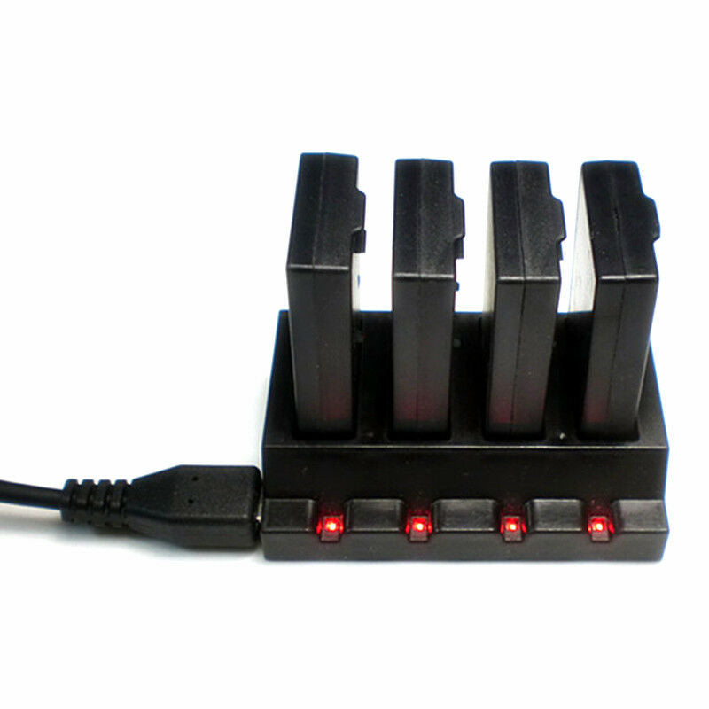 4 IN 1 Port USB Battery Charger For Parrot Minidrones Rolling Spider Mambo RC