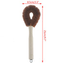 Coconut Brown Non-stick Oil Long Handle Pot Brush Flat Wash Cleaning Dish Brush