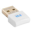 USB Bluetooth 5.0 Dongle Adapter with CD Built-in Driver for Bluetooth Devices
