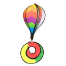 2 Pieces Rainbow Windsock Curlie Spinner - Colorful Hanging Yard Decoration -