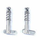 Grade Stainless Bimini Top Pin w/ Drop Cam & Spring 1/4 inch x 1 inch Grip
