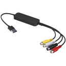USB2.0 VHS To DVD Live Streaming Digitizes Audio Mini Video Capture Card For PC