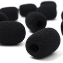 10Pcs Microphone Headset Windscreen Sponge Foam Mic Cover Protector 30x8MM