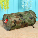 Foldable Pet Tent Tool Cat Tunnel Passageway Wipe Clean with Ring Bell