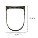 Carbon Fiber Car Gear Shift Panel Frame Cover Stickers for Ford Mustang 201