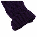 Gloves Braided Knitted Oversleeve Hand Arm more Hot Fingerless Gloves (Purp Y5A8