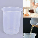 600mL Plastic Measuring Cup For Laboratory Beaker Graduated Cup Kitchen BakS Ew