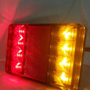 2 X Waterproof Car 8 LED Tail Light Rear Light Lamps For Truck Car Lighting