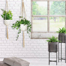 Macrame Plant Hanger, 4Packs Hanging Plant Holders Indoor Outdoor Wall Hang