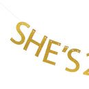 She's 21 Bitches Banner Hanging Garland Birthday Party Bachelor Party Decoration