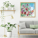 5D DIY Diamond Painting Flower Butterfly Full Round Embroidery Kit (LG118)