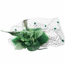 Hair Clip Headband Pillbox Hat Bowler Feather Flower Veil Wedding Party Hat