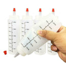 5x250ML Plastic Squeeze Bottle Condiment Dispenser J0A5 Sauce Mustard G0N1