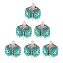 6 Packs Analog Joystick Buttons Repair Parts for Nintendo GameCube NGC
