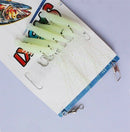 5pcs Soft Bait Shrimp Fish Fishing Simulation Luminous Prawn Lure Baits HK