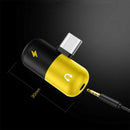 Mini 2In1 USB-C Jack Extension Earphone Aux To 3.5mm Type C Adapter Converter