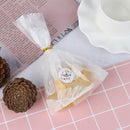 500pcs/roll round floral thank you stickers for package seal lab`US
