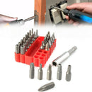 33 pc Security Bit Set Star Hex Key Torx Tamperproof Tri-Wing Screwdriv GWH