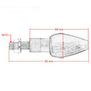 1X 14LED Motorcycle Turn Signal Lamp Amber Light Indicator Universal 12V Fad  fz