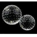 60mm Glass Crystal Golf Ball Paperweight Decorative Ball Home Office Decor