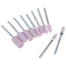 10pcs 3.0 cylindrical cone grinding wheel bit head hand polishing DIY OZ