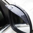 2x Black Universal Car Rear View Side Mirror Rain Board Sun Visor Shade Shield