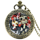 Bronze large thick chain ghost bride retro pocket watch Fashion bride body