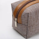 Blue Women Men Travel Cosmetic Bag Multifunction Zipper Small Makeup Toilet