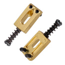 Pack of 6 Rectangle Guitar Bridge Saddles Zinc Alloy for ST Electric Guitar