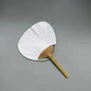 20pcs Pure white bamboo handle blank calligraphy painting blank group fan f