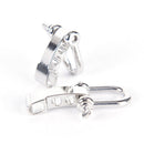 2pcs Stainless Steel U Shaped Shackle Buckle Adjustable Paracord Bracelets  3C