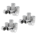 15pcs 100ml Make-up Aluminium Pot Jar Tin Lip Balm Container Salves Tea Jar