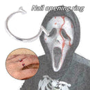 Creative Horrifying Rings Adjustable Injury Blood Halloween Party Y0U Gifts N1G7