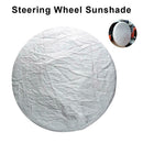 Car Steering Wheel Sun Shade Cover Double Thicken cloth Anti-Hot Reflect Sun