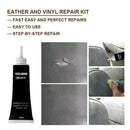 Black Leather and Vinyl Repair Tool For Furniture/Couch/Car/Seats/Sofa/Jacket