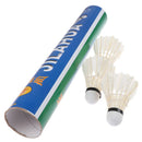 12 Pcs White Goose Feather Badminton Sport Shuttlecocks Durable Training B Gw
